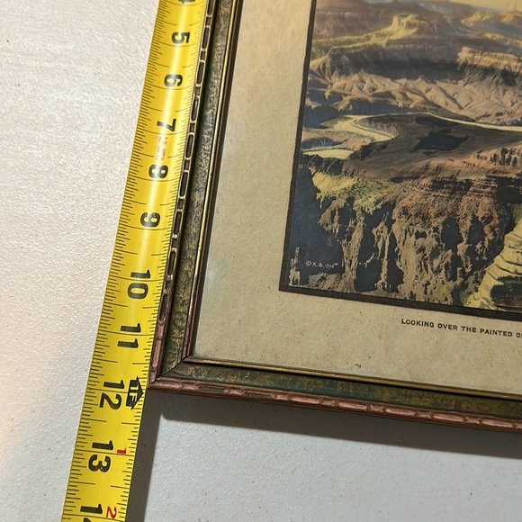 Antique Vintage print of The Painted Desert - Picture 8 of 9